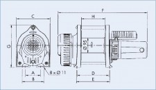 Wciągarka elektryczna linowa Altus PLA-B200/300