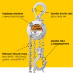 Wciagarka ręczna KITO CX 250kg