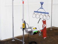 Wciągarki elektryczne linowe do montażu rusztowań GEDA Mini i Maxi