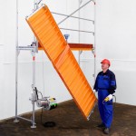 Wciągarki elektryczne linowe do montażu rusztowań GEDA Mini i Maxi